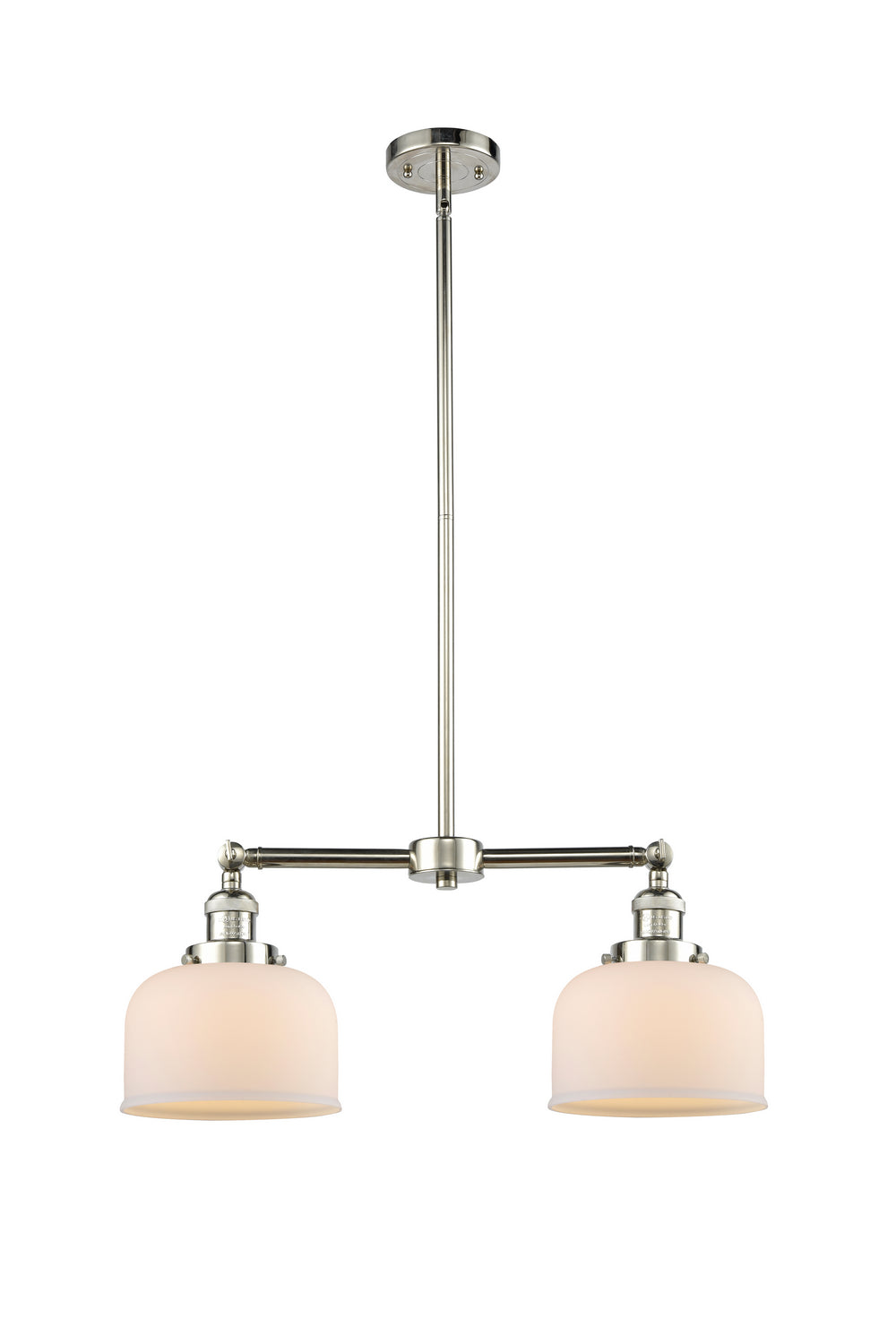 Innovations Franklin Restoration 209-PN-G71 Chandelier Light - Polished Nickel