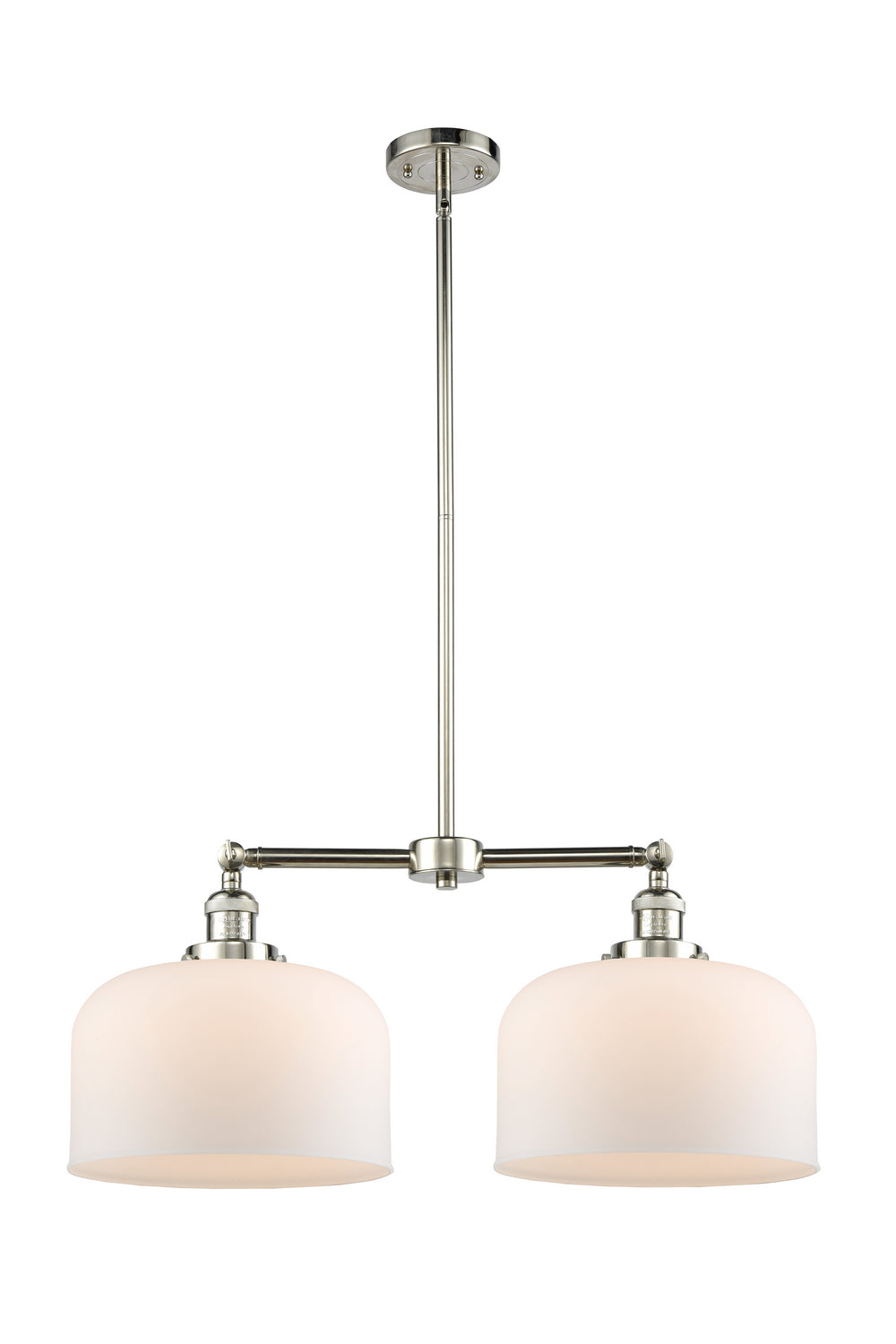 Innovations Franklin Restoration 209-PN-G71-L Chandelier Light - Polished Nickel