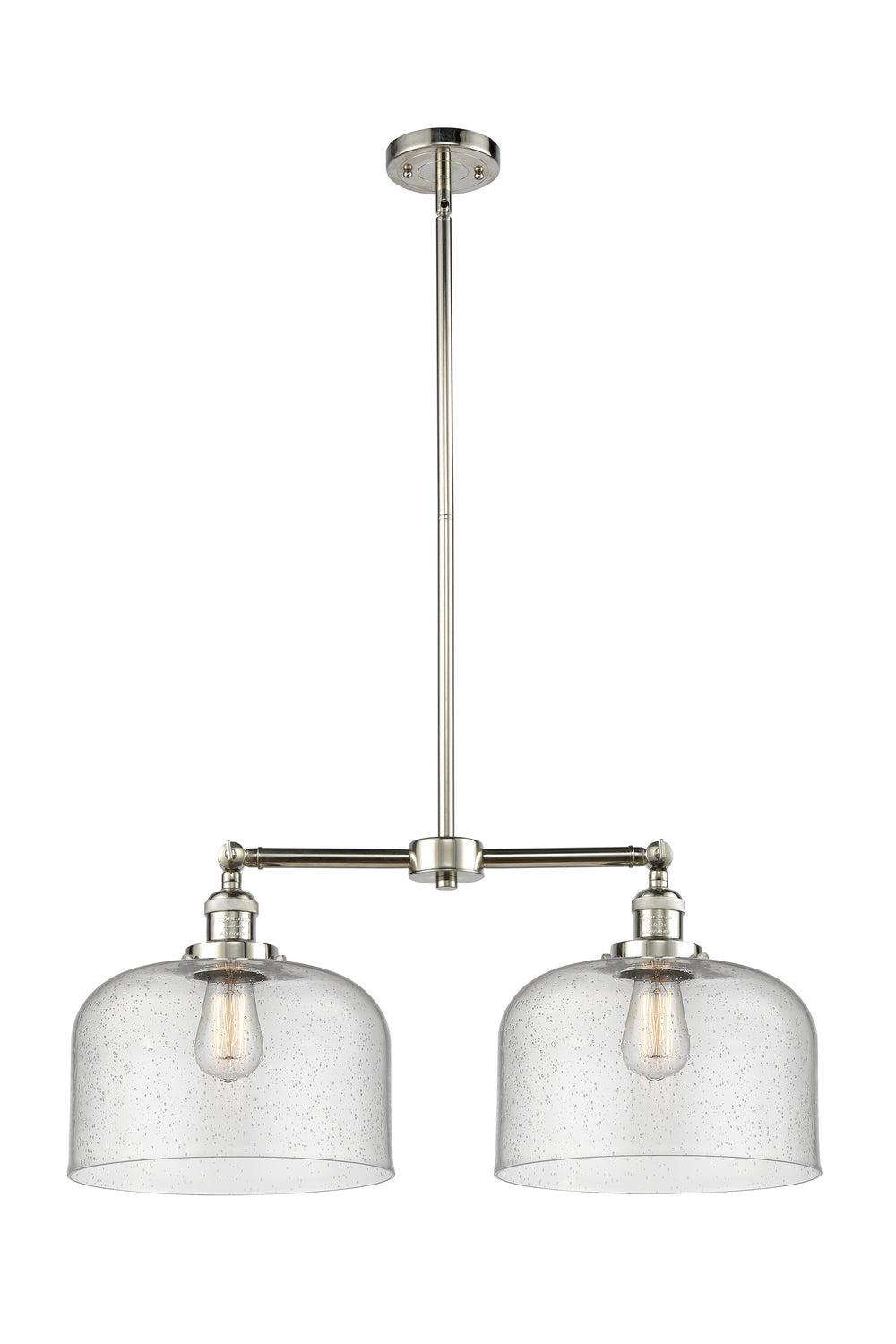 Innovations Franklin Restoration 209-PN-G74-L Chandelier Light - Polished Nickel