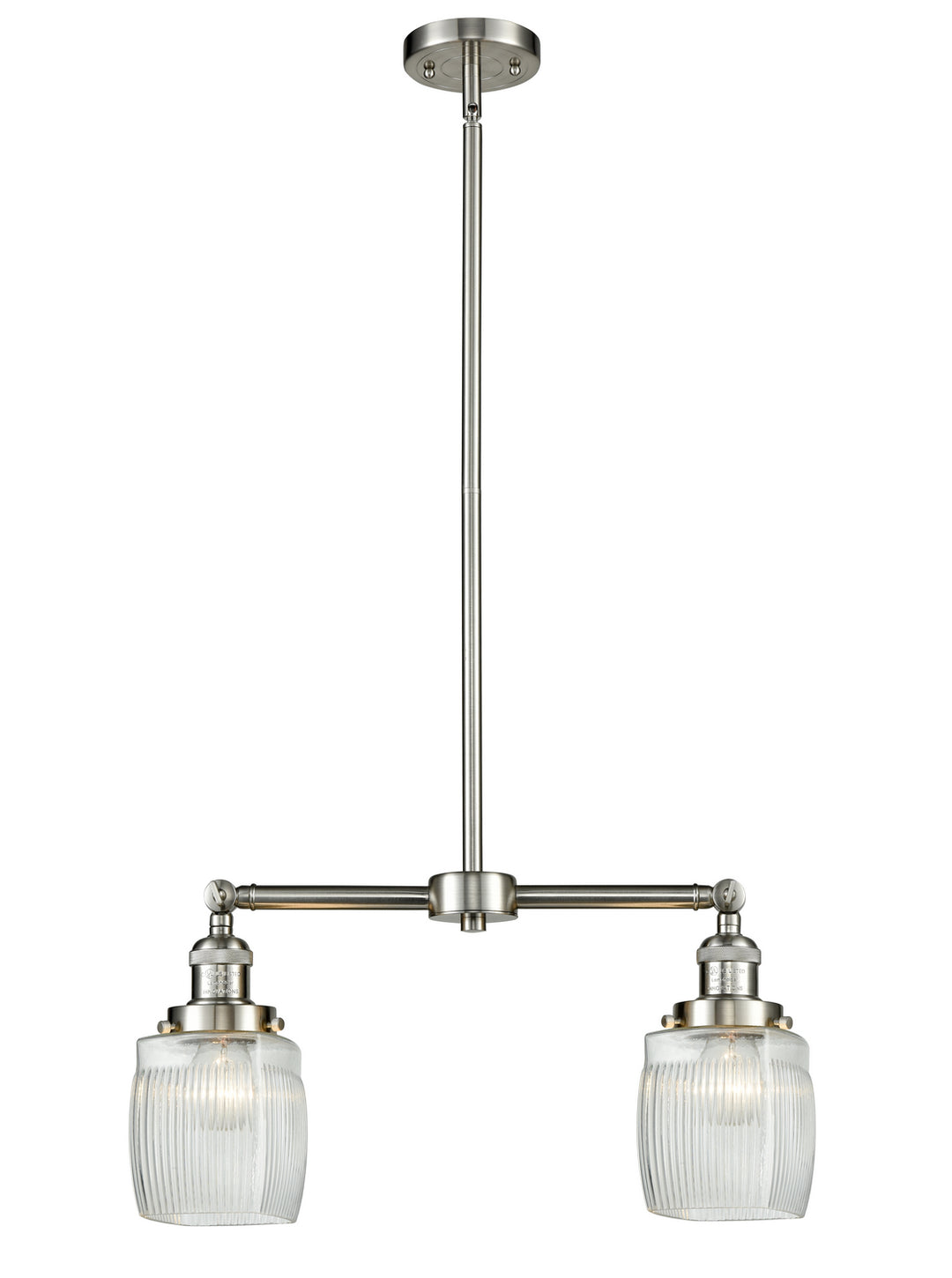 Innovations Franklin Restoration 209-SN-G302 Chandelier Light - Brushed Satin Nickel