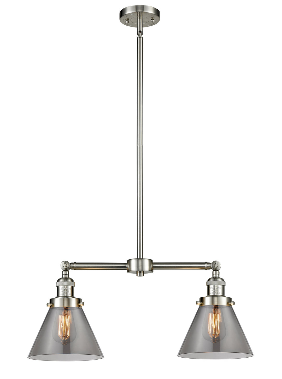 Innovations Franklin Restoration 209-SN-G43 Chandelier Light - Brushed Satin Nickel