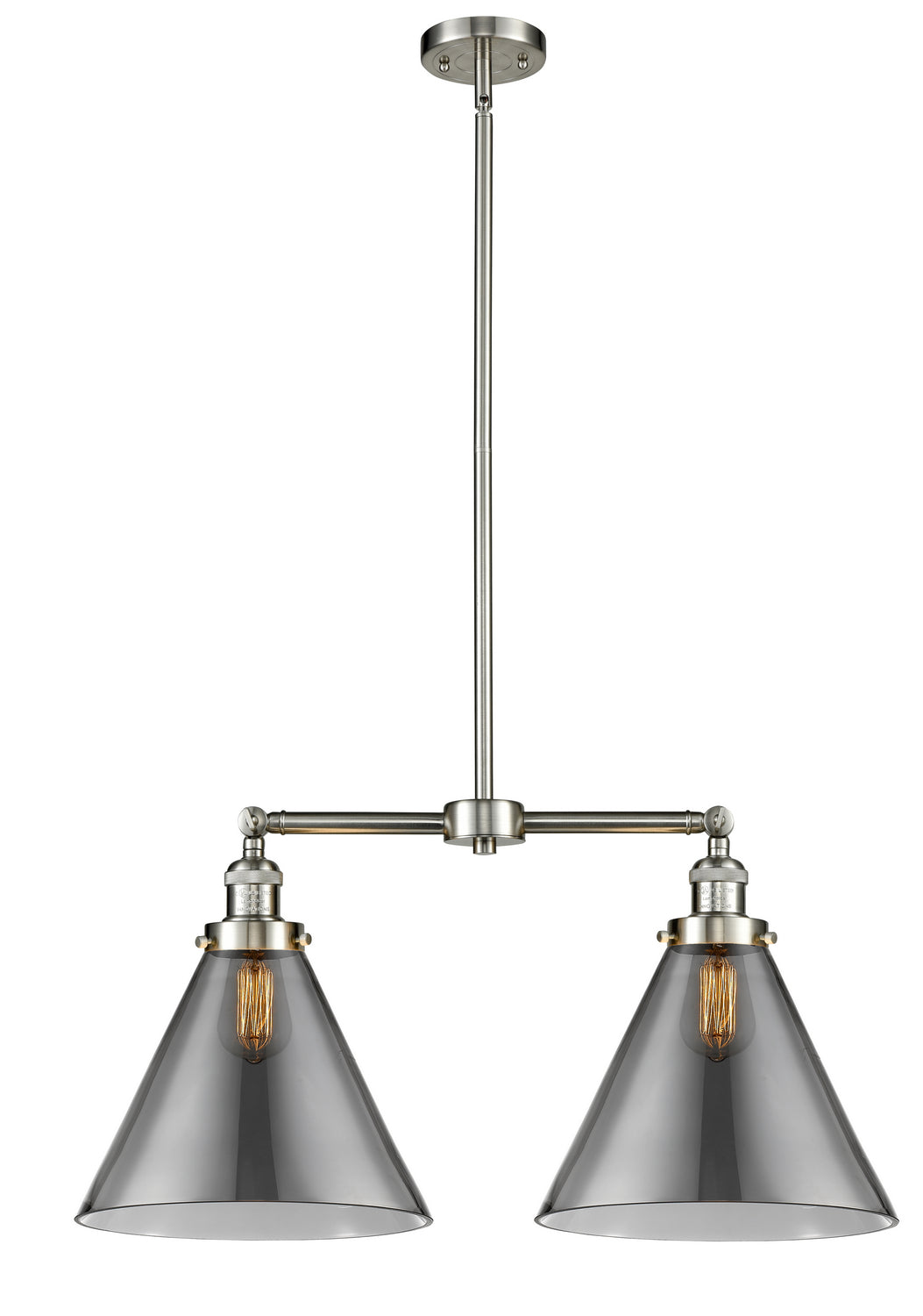 Innovations Franklin Restoration 209-SN-G43-L Chandelier Light - Brushed Satin Nickel