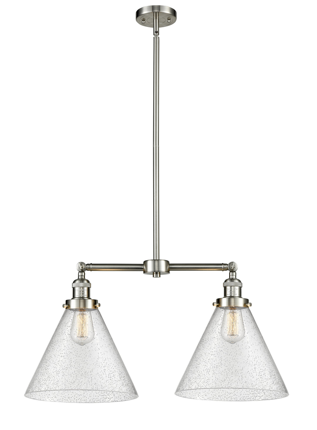 Innovations Franklin Restoration 209-SN-G44-L-LED Chandelier Light - Brushed Satin Nickel