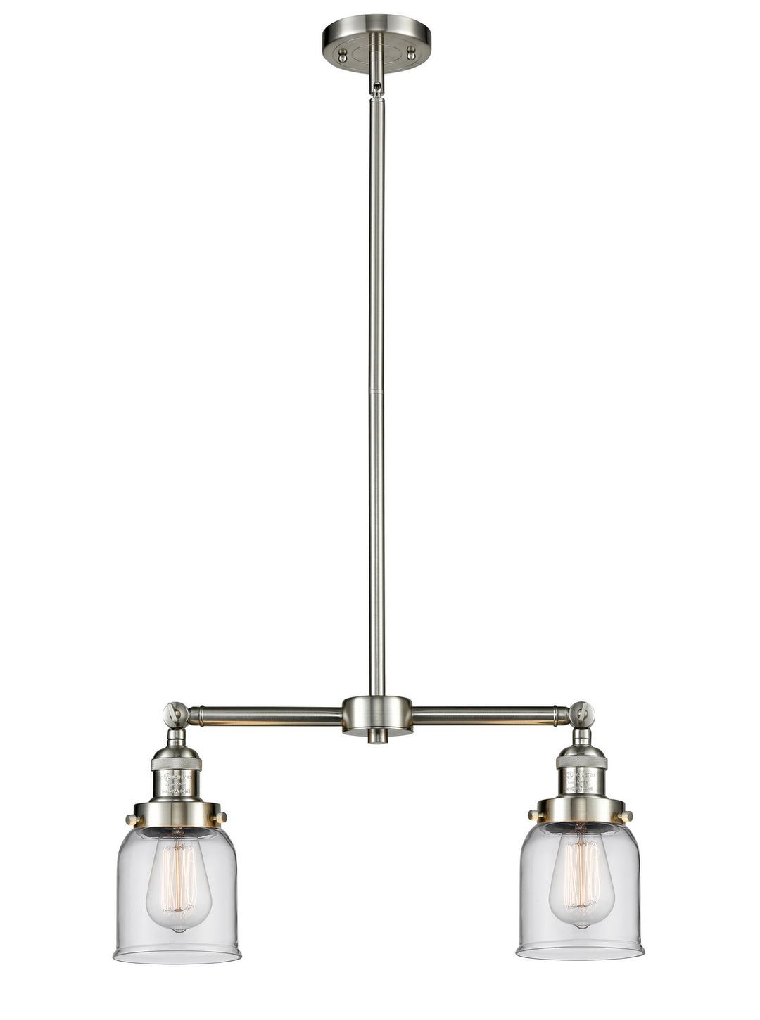 Innovations Franklin Restoration 209-SN-G52-LED Chandelier Light - Brushed Satin Nickel