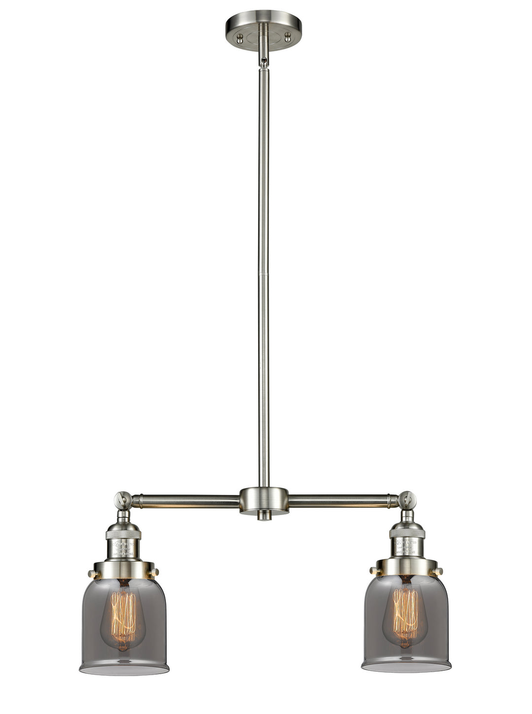 Innovations Franklin Restoration 209-SN-G53-LED Chandelier Light - Brushed Satin Nickel