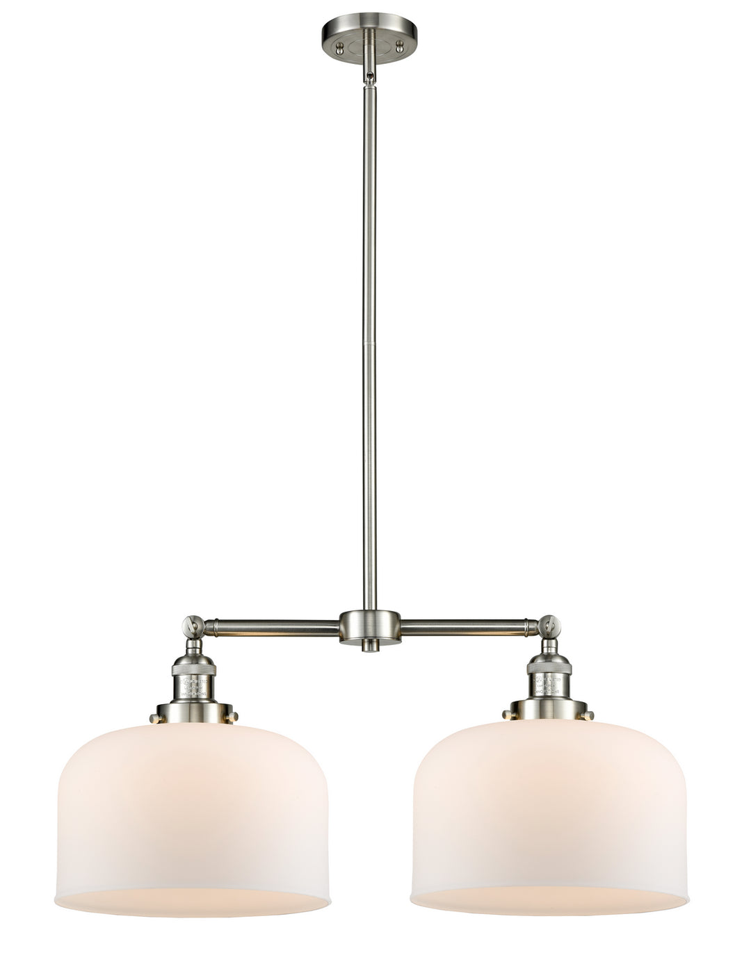 Innovations Franklin Restoration 209-SN-G71-L Chandelier Light - Brushed Satin Nickel