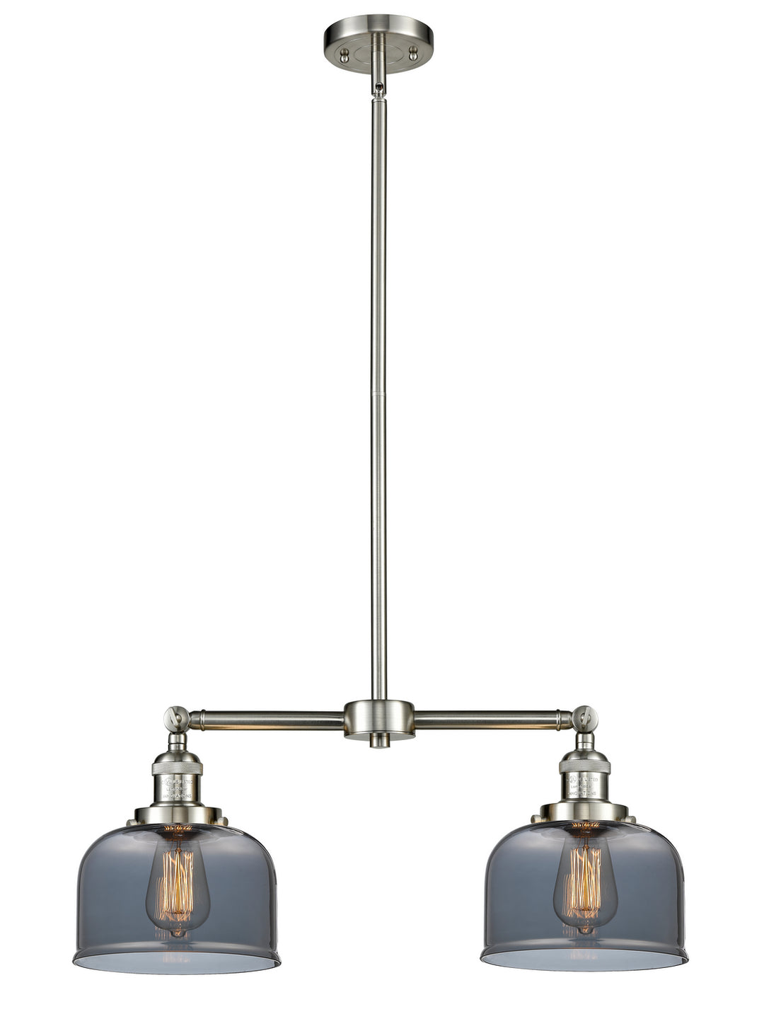 Innovations Franklin Restoration 209-SN-G73 Chandelier Light - Brushed Satin Nickel