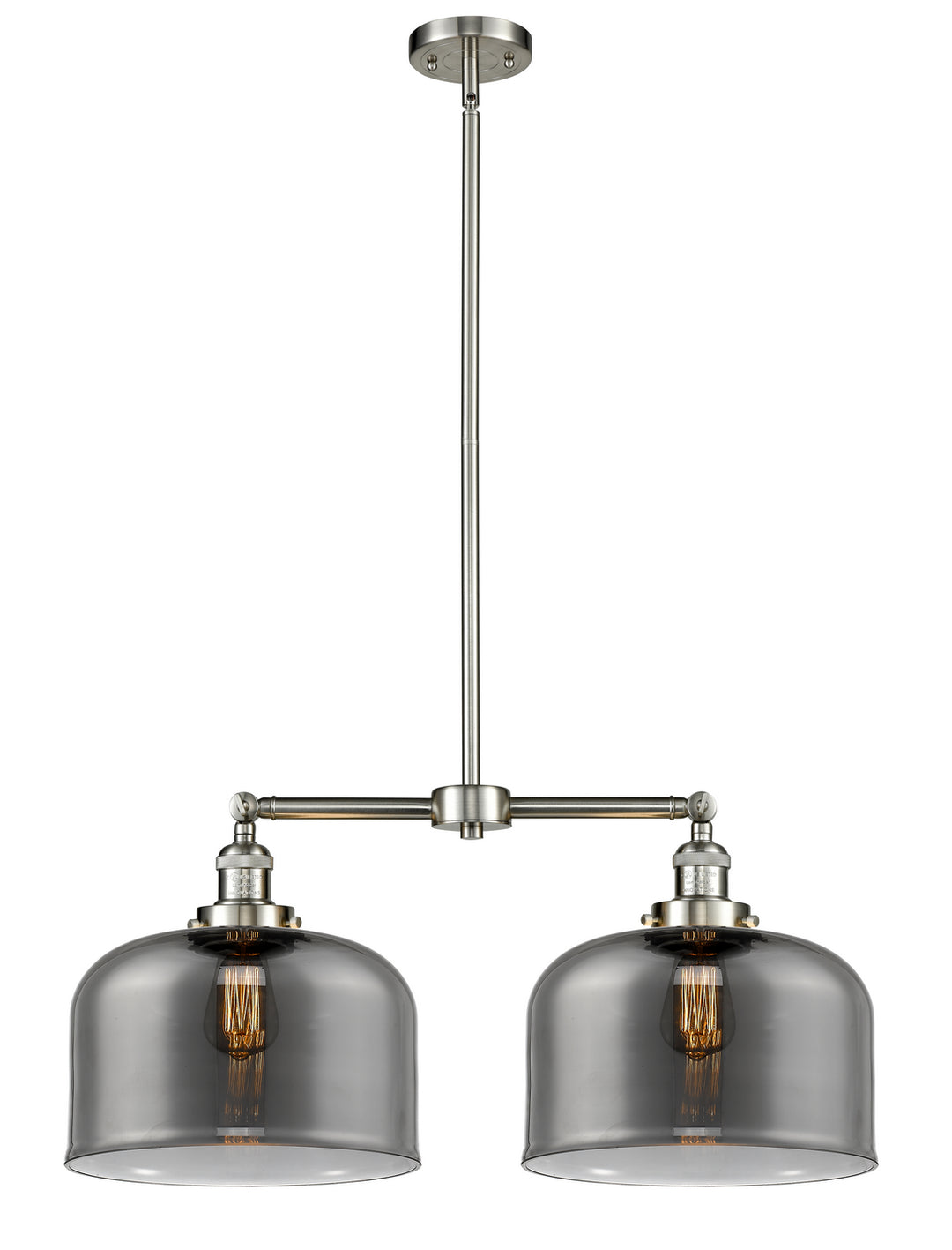 Innovations Franklin Restoration 209-SN-G73-L Chandelier Light - Brushed Satin Nickel