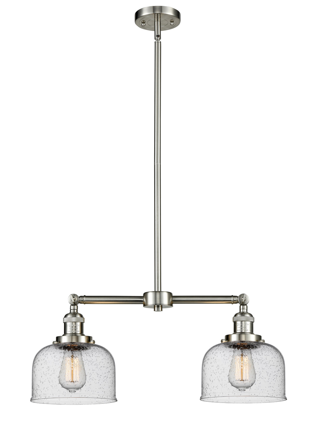 Innovations Franklin Restoration 209-SN-G74 Chandelier Light - Brushed Satin Nickel