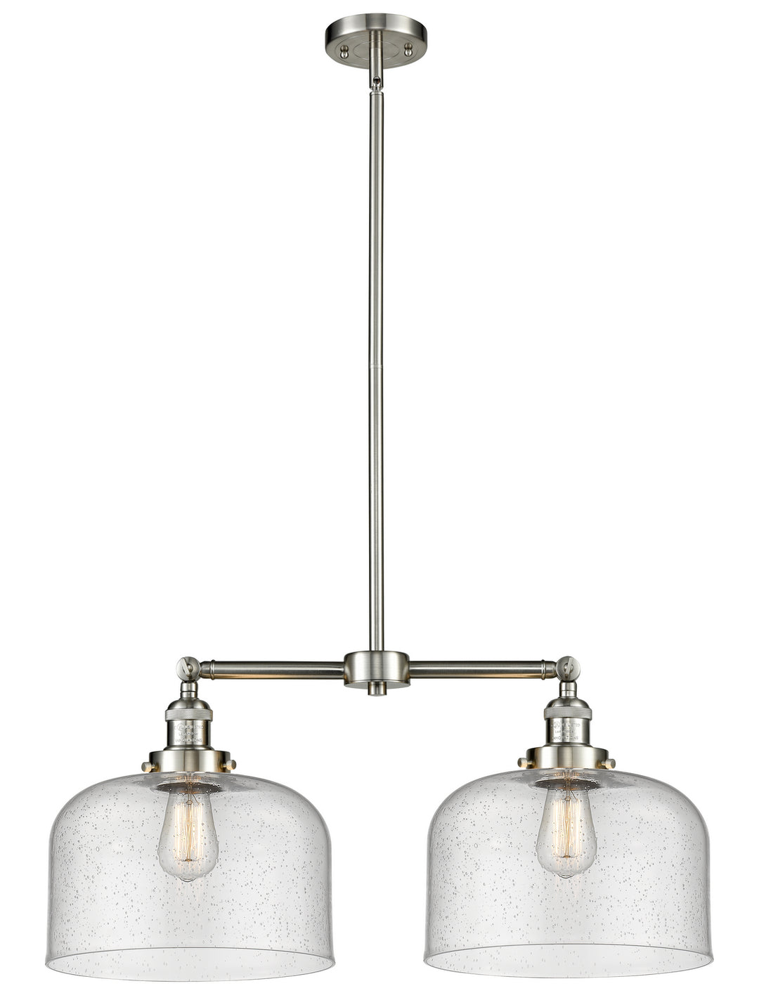 Innovations Franklin Restoration 209-SN-G74-L Chandelier Light - Brushed Satin Nickel