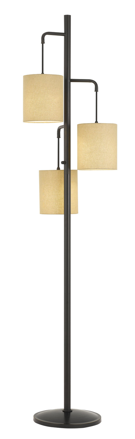 Cal Lighting BO-2791FL Kirkwall Three Light Floor Lamp Lamp Bronze / Dark