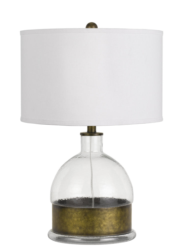 Cal Lighting BO-2809TB Rapallo One Light Table Lamp Lamp Brass - Antique