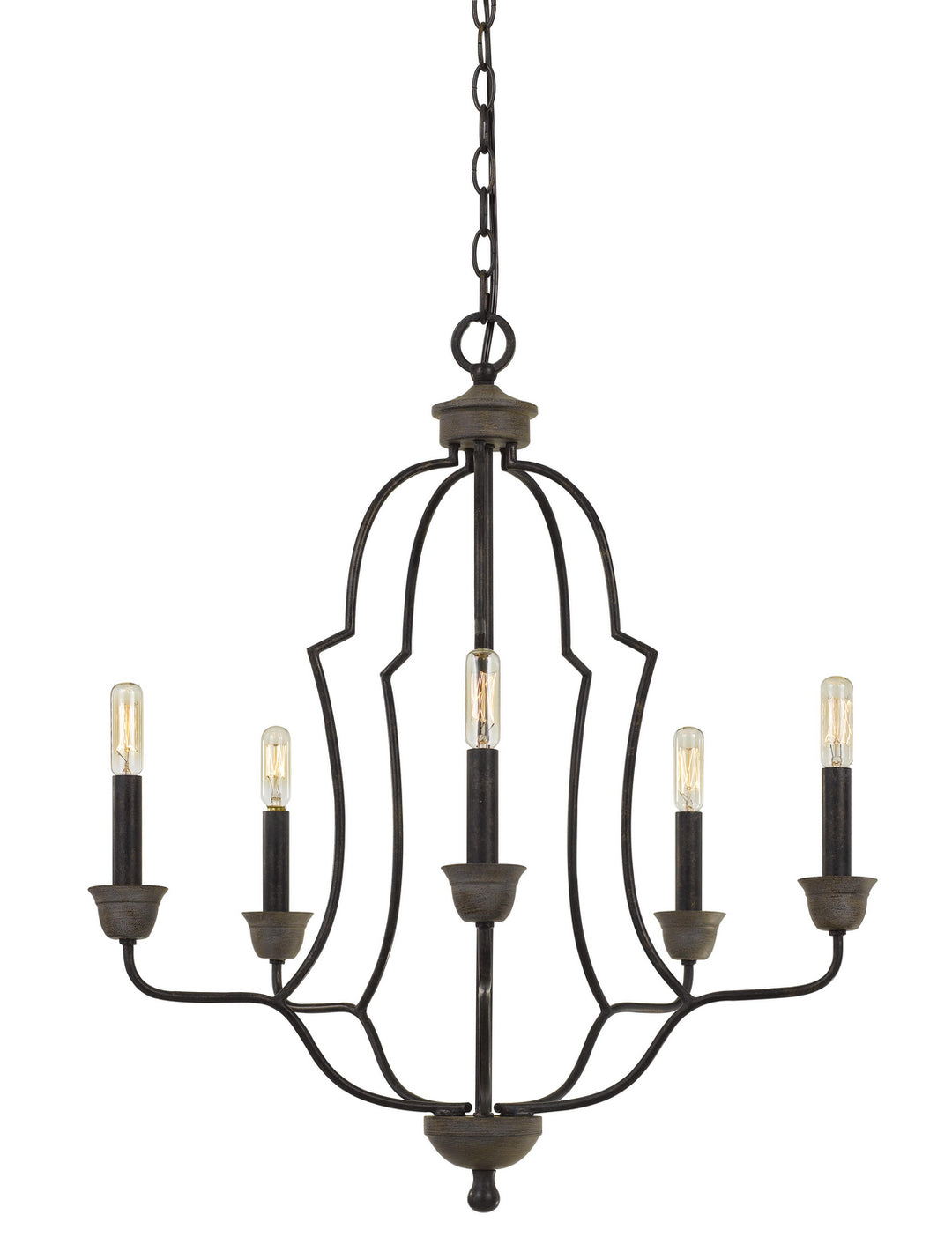 Cal Lebrija FX-3689-5 Chandelier Light - Textured Bronze