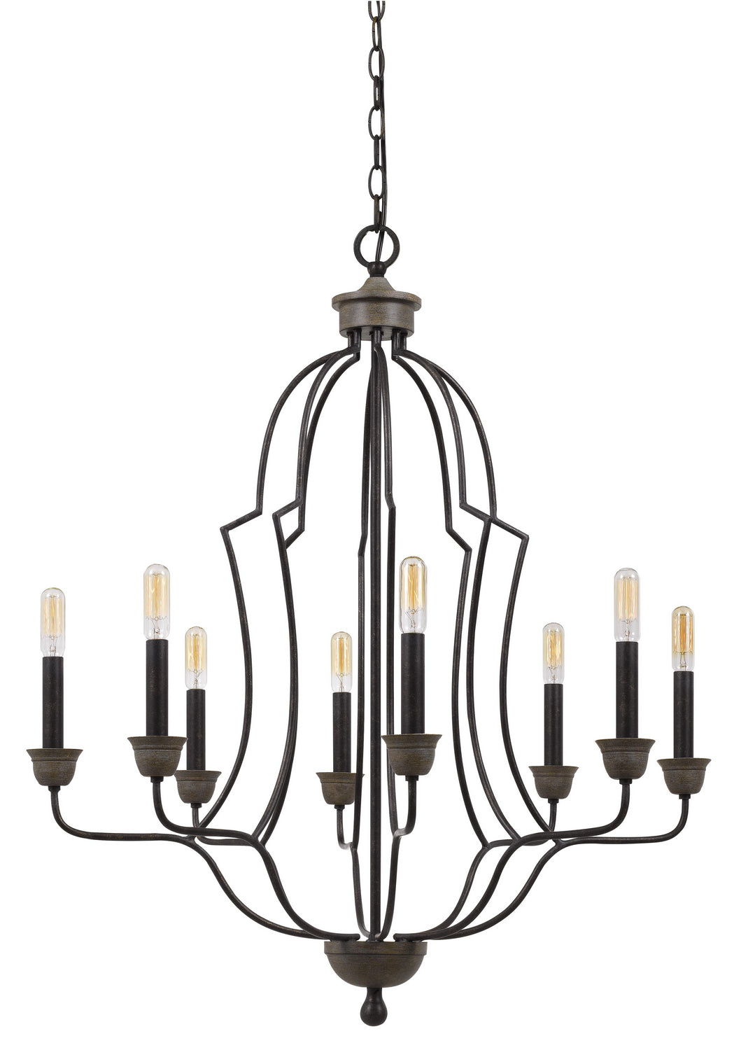 Cal Lebrija FX-3689-8 Chandelier Light - Textured Bronze