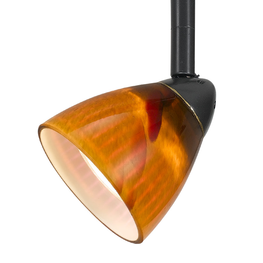 Cal Lighting HT-954-DB/AMS Serpentine Track One Light Track Fixture Track Light Bronze / Dark