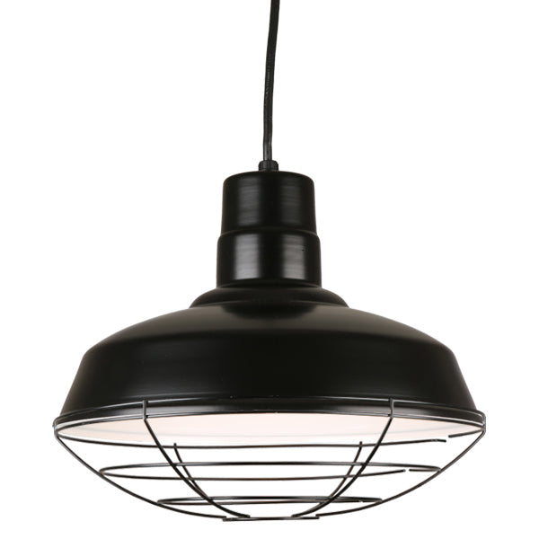 Hi Lite Warehouse H-QSN15114-C-91/QSNWGR-14``-91 Pendant Light - Black