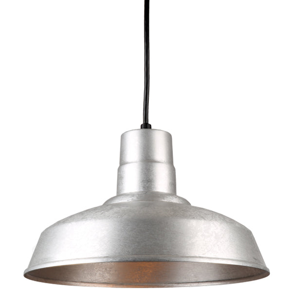 Hi Lite Warehouse H-QSN15114-C-96 Pendant Light - Galvanized