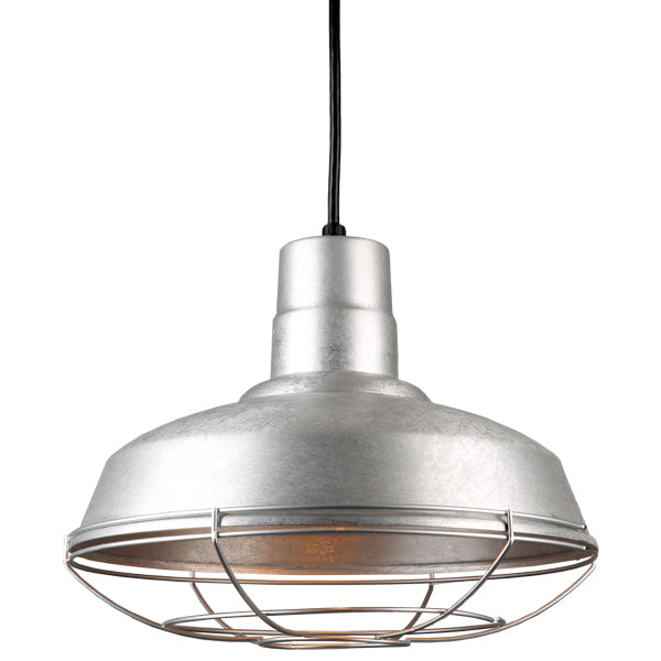 Hi Lite Warehouse H-QSN15114-C-96/QSNWGR-14``-96 Pendant Light - Galvanized