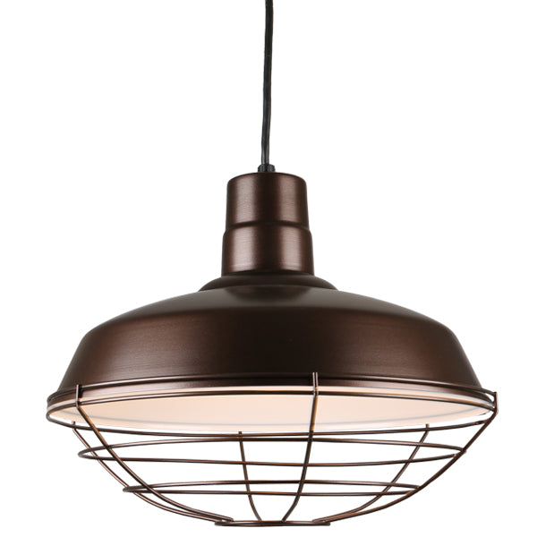 Hi Lite Warehouse H-QSN15116-C-145/QSNWGR-16``-145 Pendant Light - Oil Rubbed Bronze