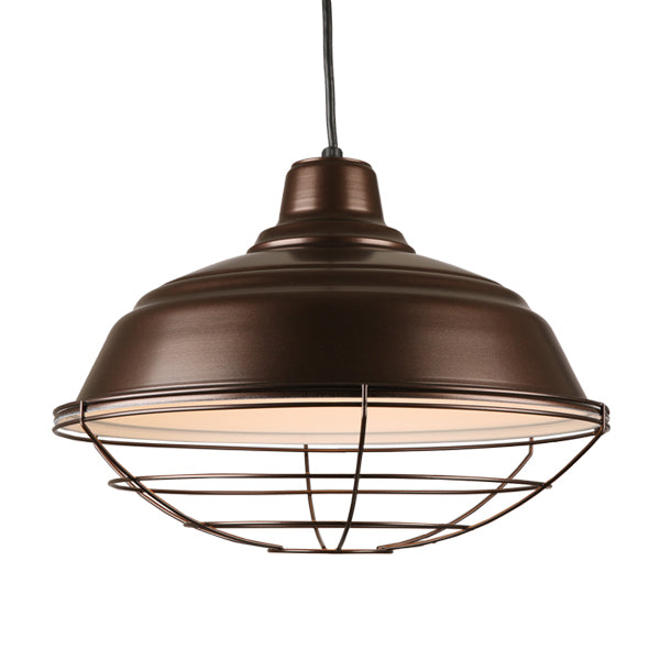 Hi Lite Warehouse H-QSN15117-C-145/QSNWGR-17``-145 Pendant Light - Oil Rubbed Bronze