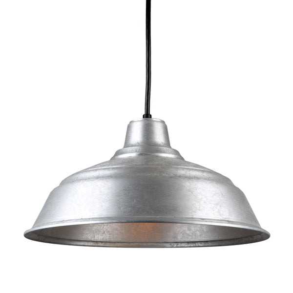 Hi Lite Warehouse H-QSN15117-C-96 Pendant Light - Galvanized