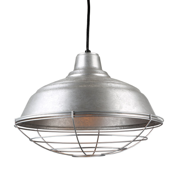 Hi Lite Warehouse H-QSN15117-C-96/QSNWGR-17``-96 Pendant Light - Galvanized