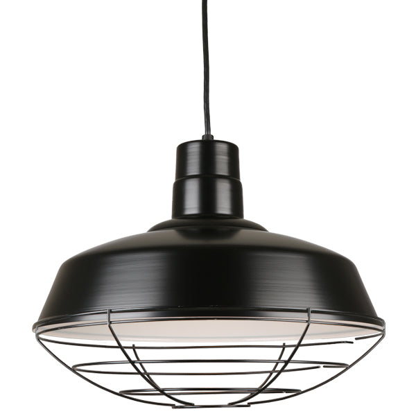 Hi Lite Warehouse H-QSN15118-C-91/QSNWGR-18``-91 Pendant Light - Black