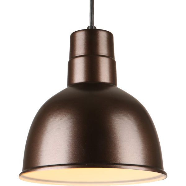 Hi Lite Deep Bowl Shade H-QSN16110-C-145 Pendant Light - Oil Rubbed Bronze