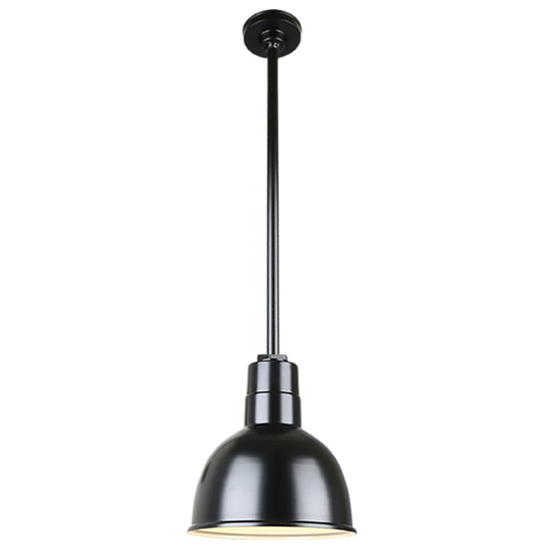 Hi Lite Lighting H-QSN16110-SA-91/QSN36``ST3-91/QSNHDSMC-91 Warehouse One Light Pendant Outdoor Black