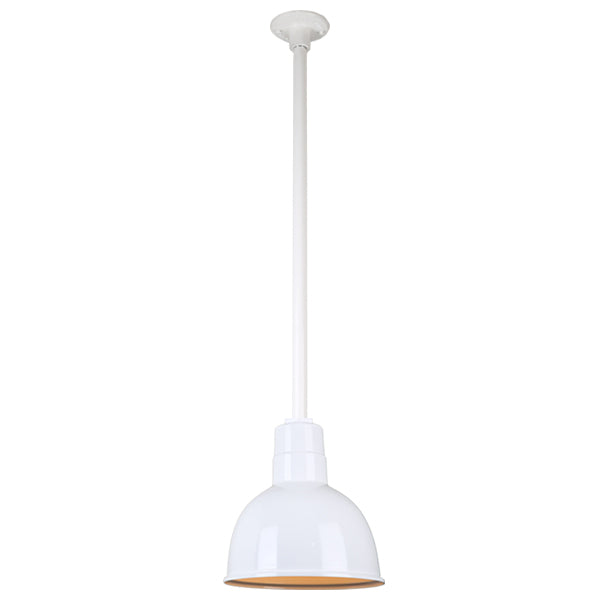 Hi Lite Lighting H-QSN16110-SA-93/QSN36``ST3-93/QSNHDSMC-93 Warehouse One Light Pendant Outdoor White