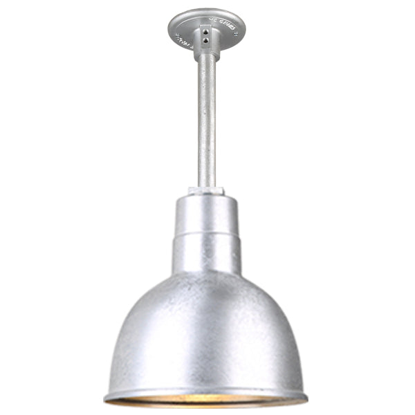 Hi Lite Lighting H-QSN16110-SA-96/QSN12``ST3-96/QSNHDSMC-96 Warehouse One Light Pendant Outdoor Pewter, Nickel, Silver