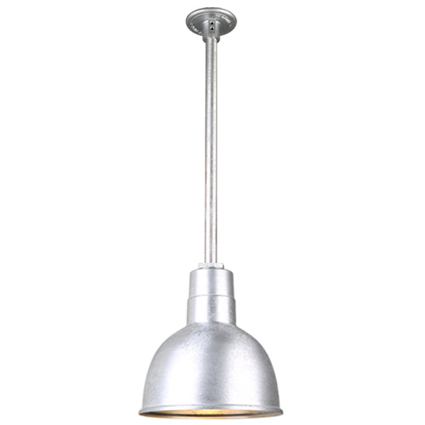 Hi Lite Lighting H-QSN16110-SA-96/QSN24``ST3-96/QSNHDSMC-96 Warehouse One Light Pendant Outdoor Pewter, Nickel, Silver