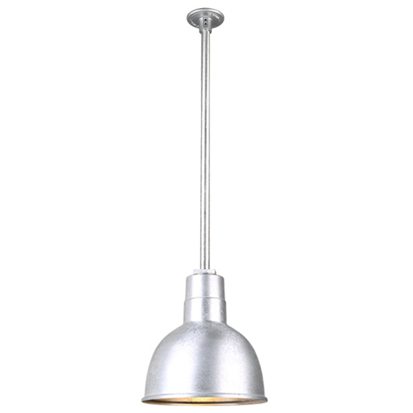 Hi Lite Lighting H-QSN16110-SA-96/QSN36``ST3-96/QSNHDSMC-96 Warehouse One Light Pendant Outdoor Pewter, Nickel, Silver