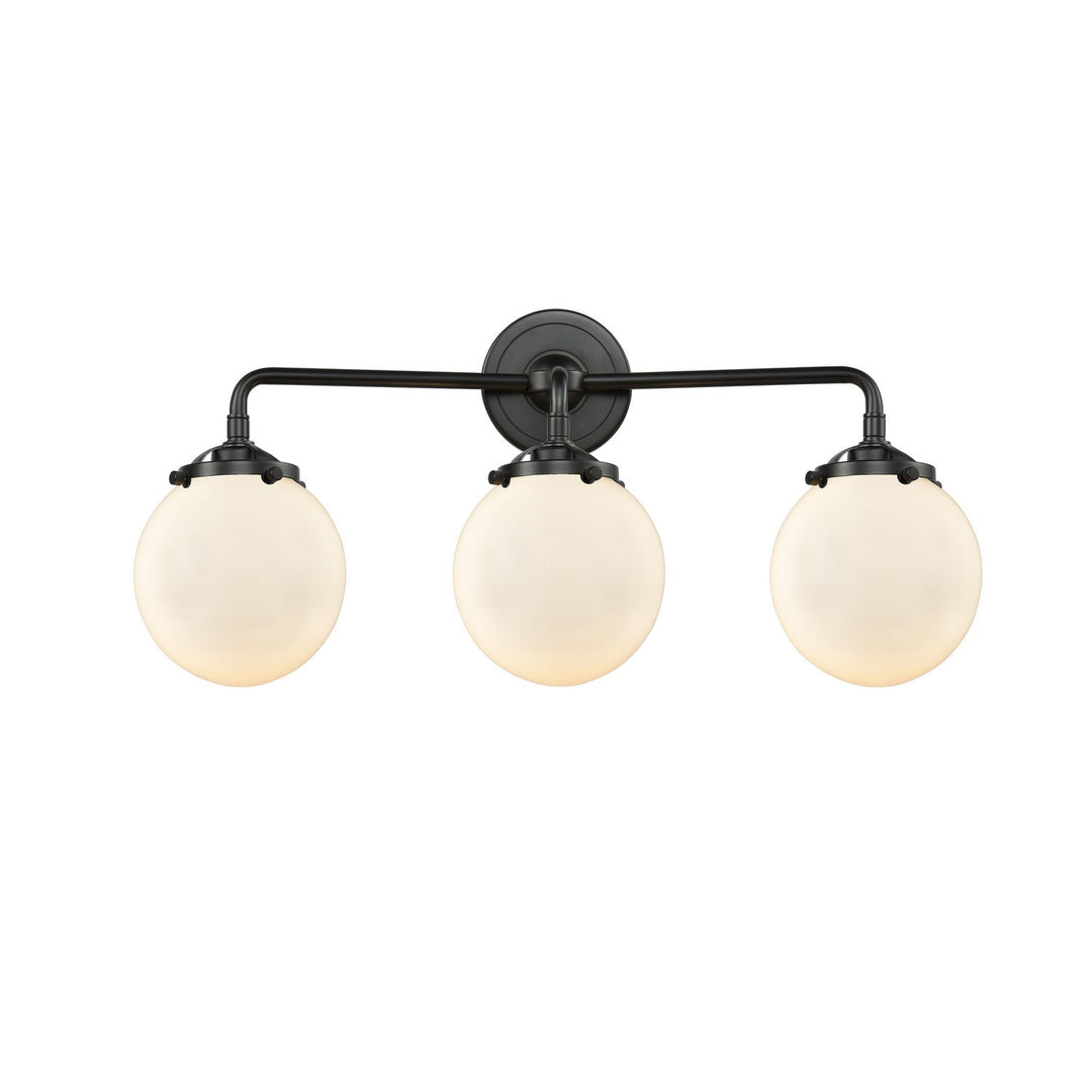 Innovations Nouveau 284-3W-OB-G201-6 Bath Vanity Light 24 in. wide - Oil Rubbed Bronze