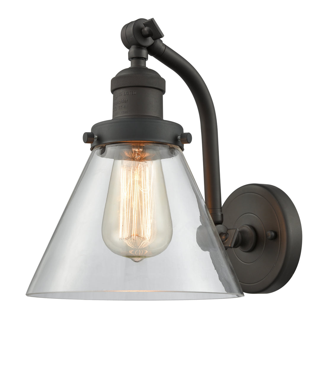 Innovations Franklin Restoration 515-1W-OB-G42-LED Wall Sconce Light - Oil Rubbed Bronze