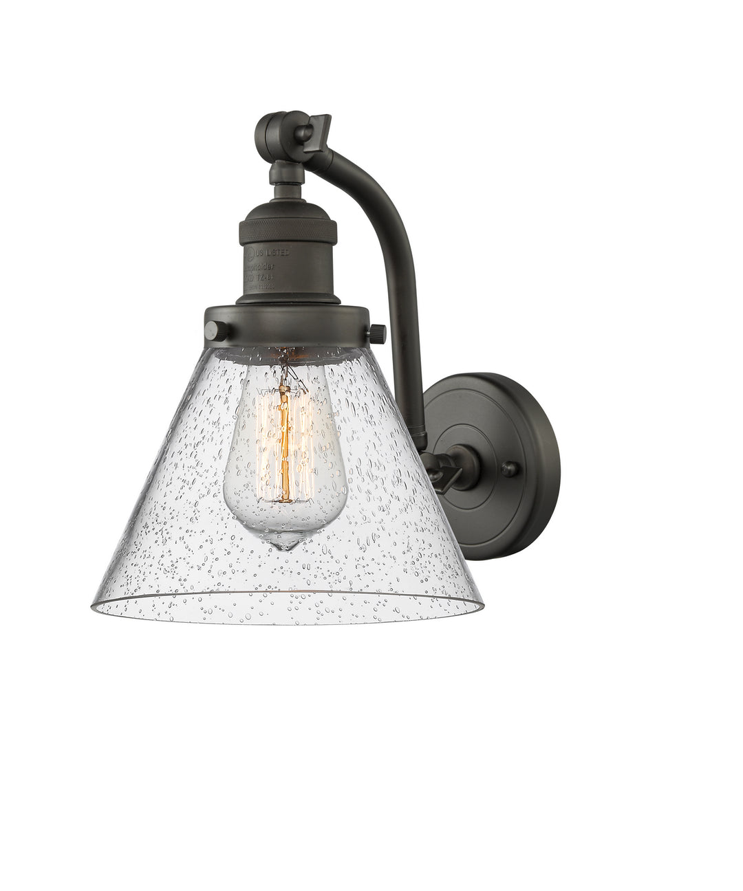 Innovations Franklin Restoration 515-1W-OB-G44 Wall Sconce Light - Oil Rubbed Bronze