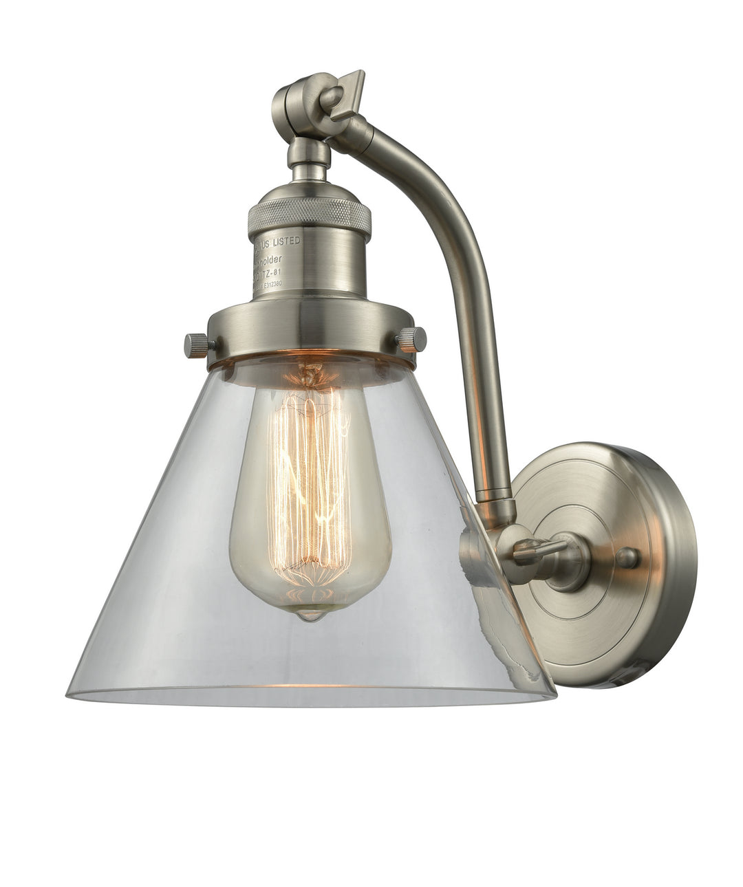 Innovations Franklin Restoration 515-1W-SN-G42-LED Wall Sconce Light - Brushed Satin Nickel