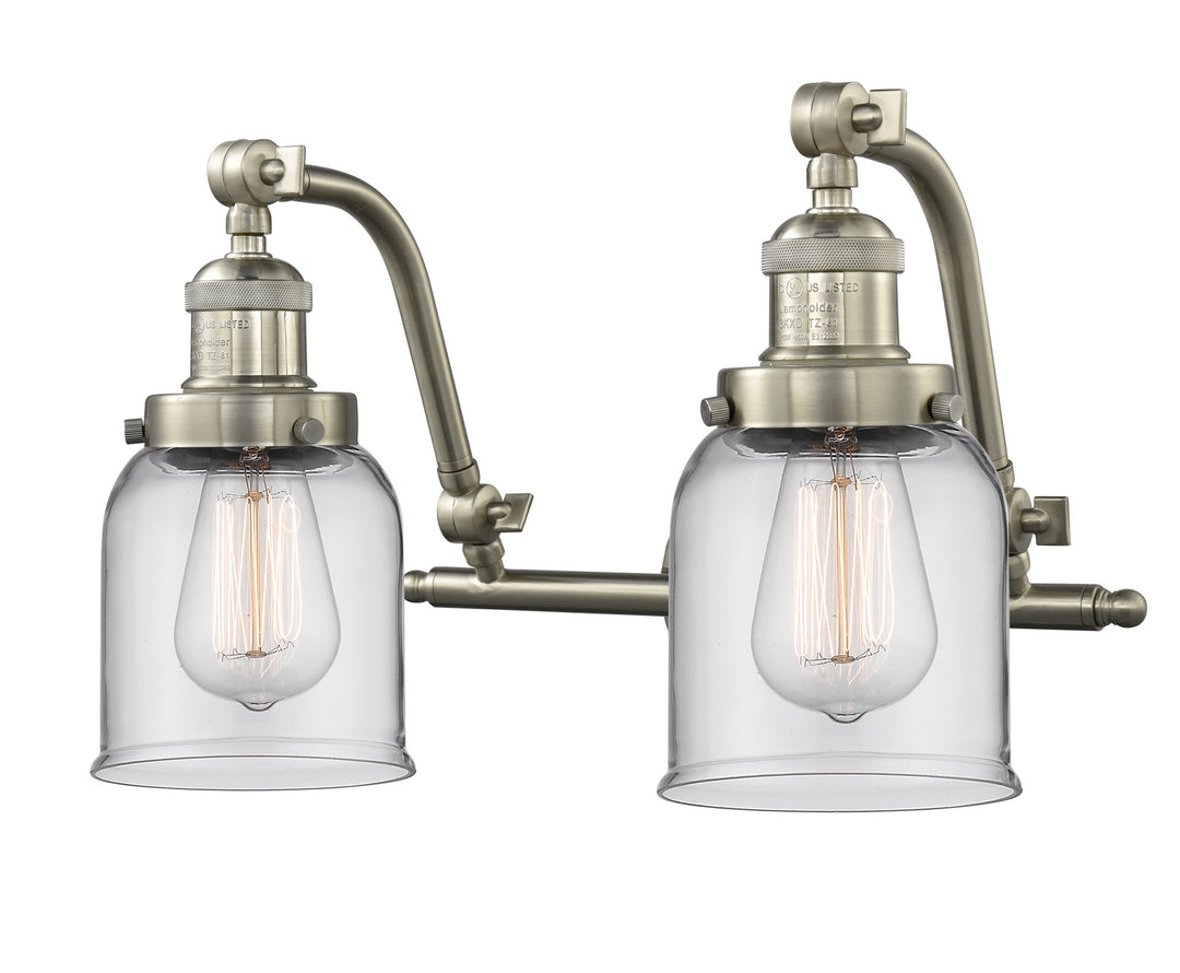 Innovations Franklin Restoration 515-2W-SN-G52 Bath Vanity Light 18 in. wide - Brushed Satin Nickel