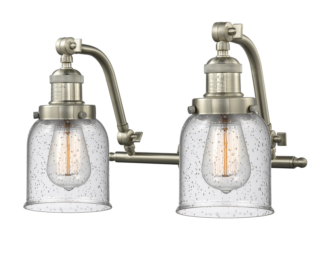 Innovations Franklin Restoration 515-2W-SN-G54 Bath Vanity Light 18 in. wide - Brushed Satin Nickel