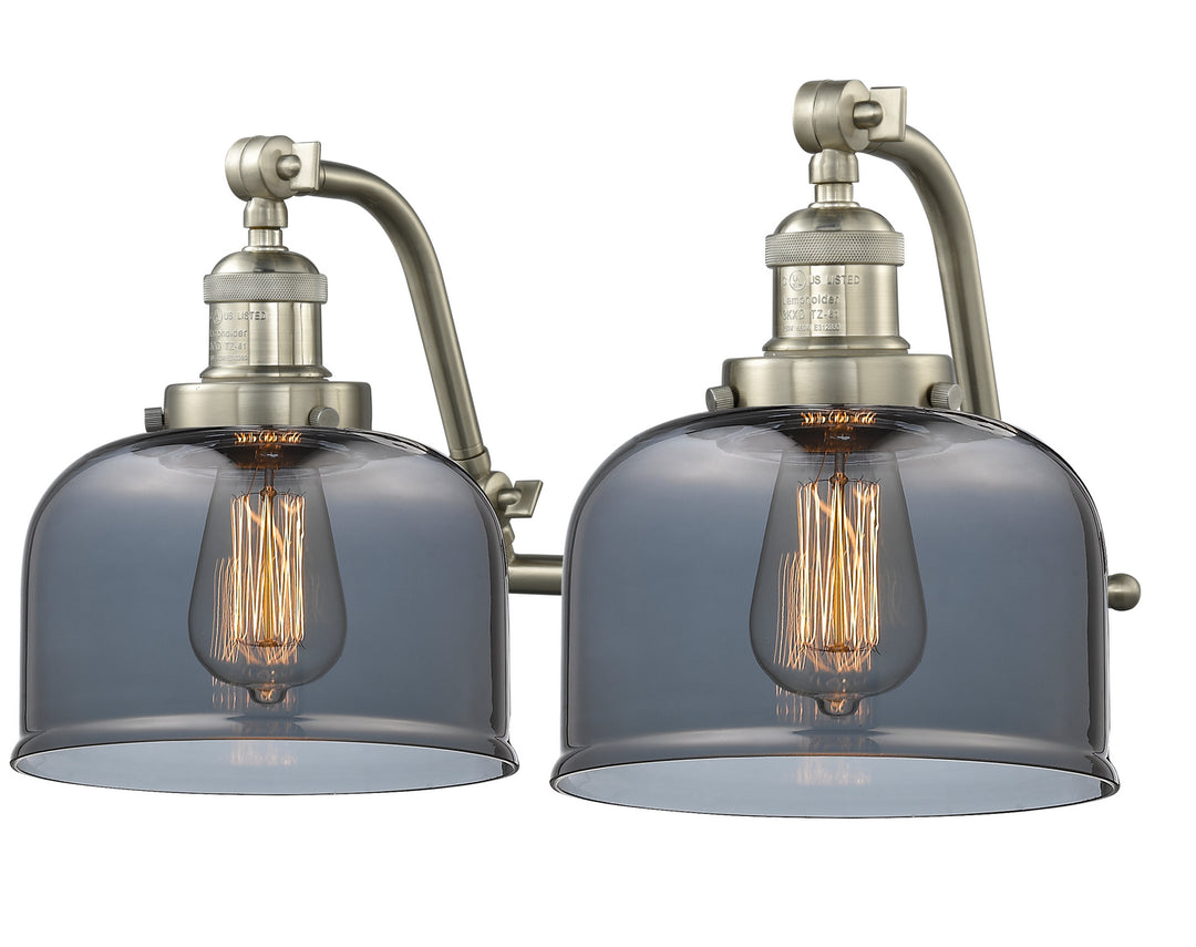 Innovations Franklin Restoration 515-2W-SN-G73-LED Bath Vanity Light 18 in. wide - Brushed Satin Nickel