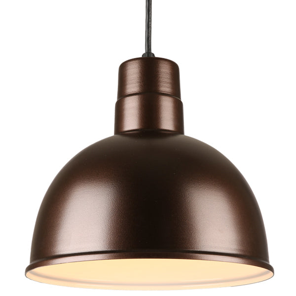 Hi Lite Deep Bowl Shade H-QSN16112-C-145 Pendant Light - Oil Rubbed Bronze