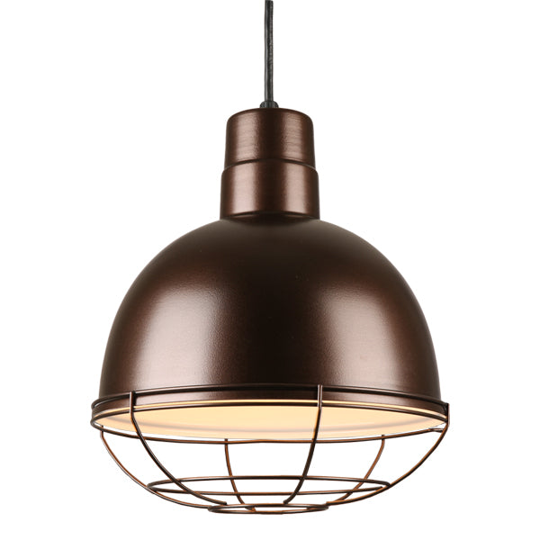 Hi Lite Deep Bowl Shade H-QSN16112-C-145/QSNWGR-12``-145 Pendant Light - Oil Rubbed Bronze