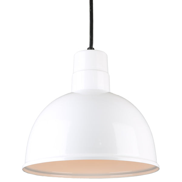 Hi Lite Deep Bowl Shade H-QSN16112-C-93 Pendant Light - White