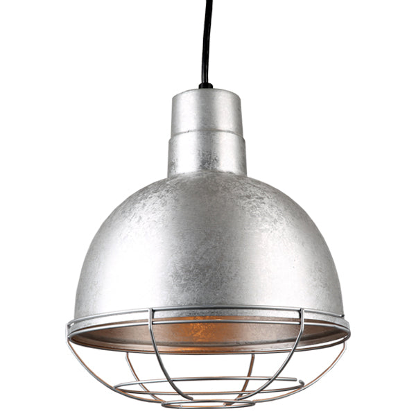 Hi Lite Deep Bowl Shade H-QSN16112-C-96/QSNWGR-12``-96 Pendant Light - Galvanized