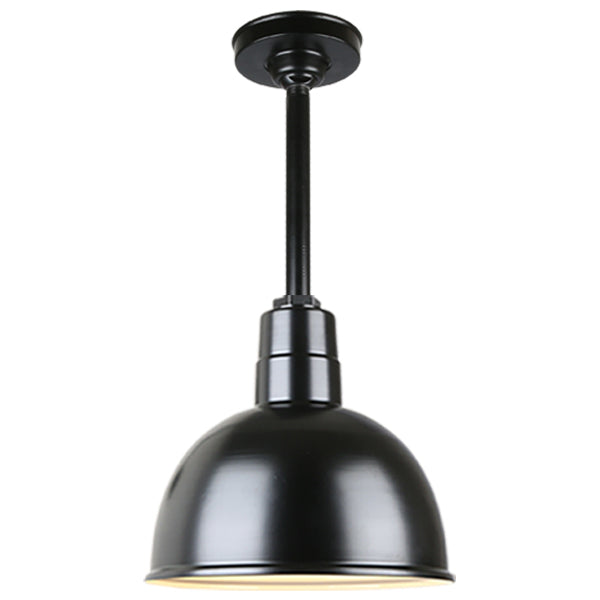 Hi Lite Lighting H-QSN16112-SA-91/QSN12``ST3-91/QSNHSC-91 Warehouse One Light Pendant Outdoor Black