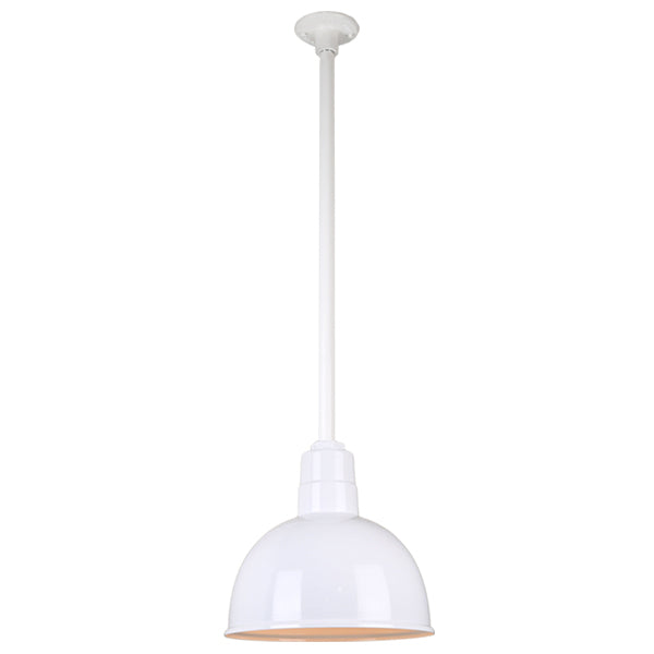 Hi Lite Lighting H-QSN16112-SA-93/QSN36``ST3-93/QSNHDSMC-93 Warehouse One Light Pendant Outdoor White