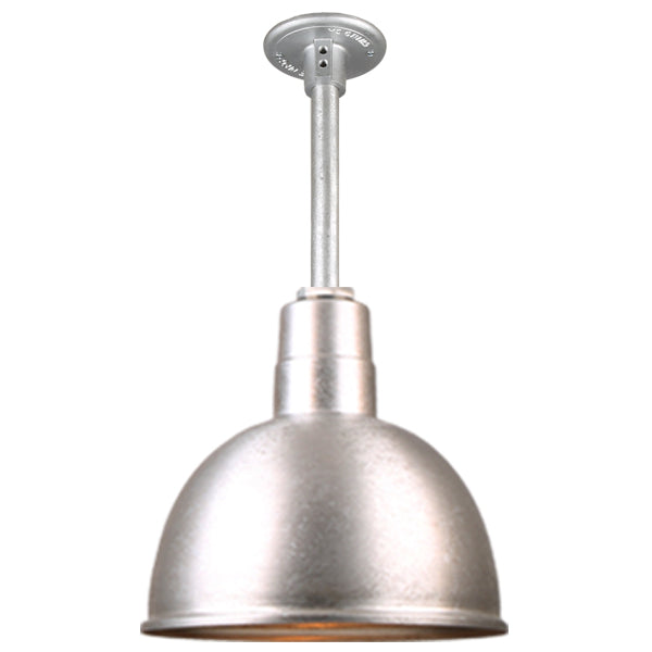 Hi Lite Lighting H-QSN16112-SA-96/QSN12``ST3-96/QSNHDSMC-96 Warehouse One Light Pendant Outdoor Pewter, Nickel, Silver