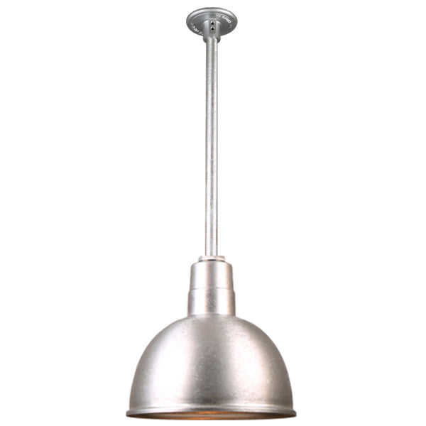 Hi Lite Lighting H-QSN16112-SA-96/QSN24``ST3-96/QSNHDSMC-96 Warehouse One Light Pendant Outdoor Pewter, Nickel, Silver