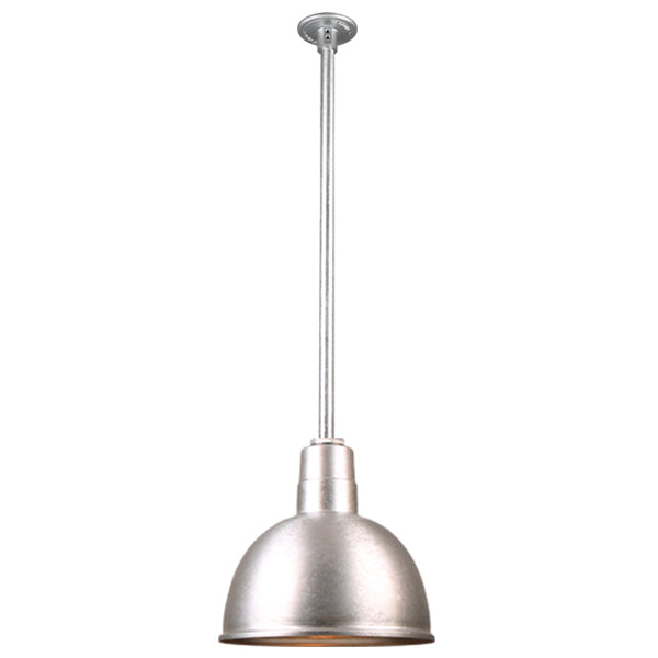 Hi Lite Lighting H-QSN16112-SA-96/QSN36``ST3-96/QSNHDSMC-96 Warehouse One Light Pendant Outdoor Pewter, Nickel, Silver