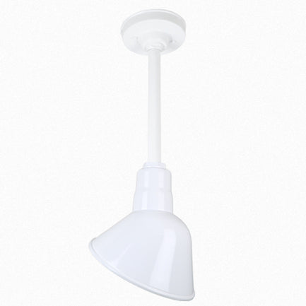 Hi Lite Lighting H-QSN18110-SA-93/QSN12``ST3-93/QSNHSC-93 Warehouse One Light Pendant Outdoor White